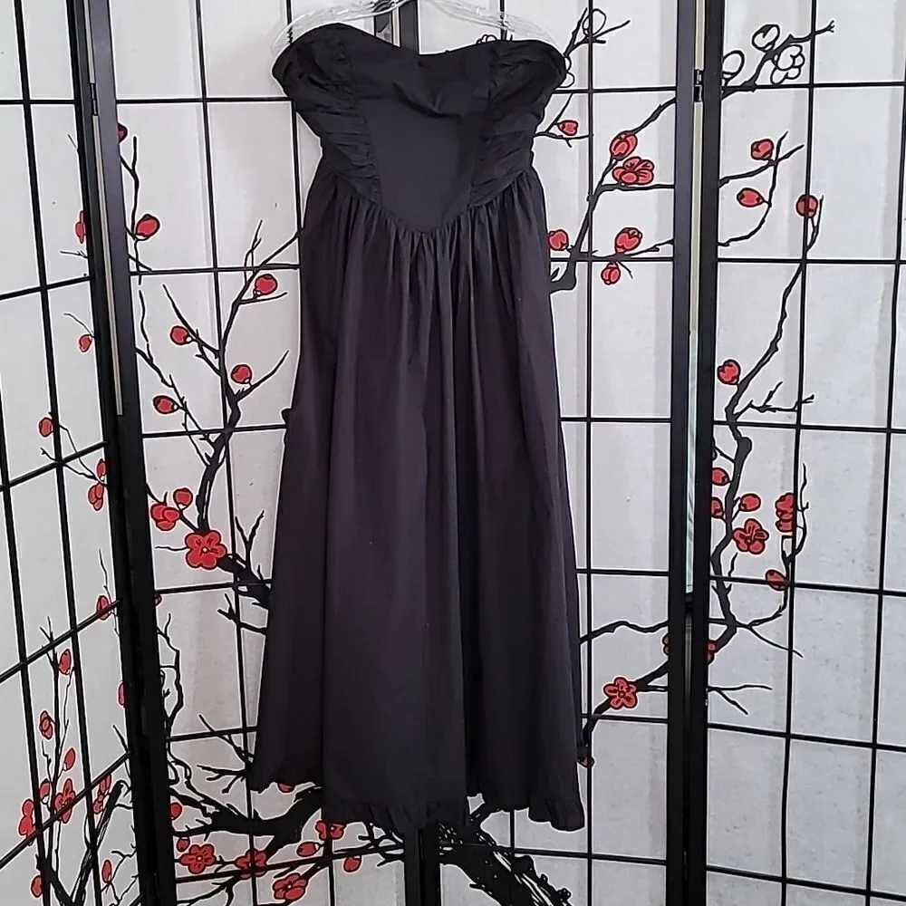 Free People  Cohen Poplin Maxi Dress Size Large